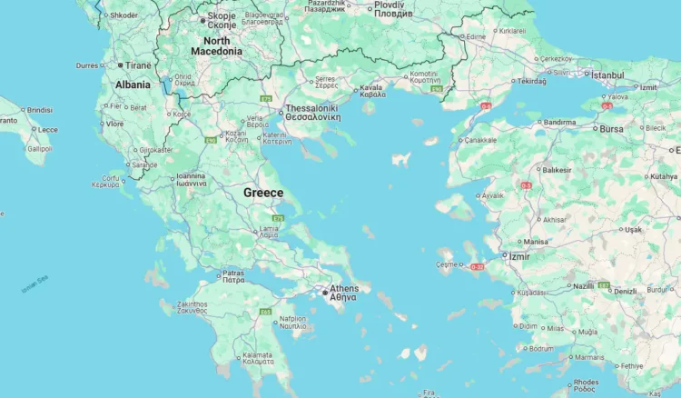 Greece Map