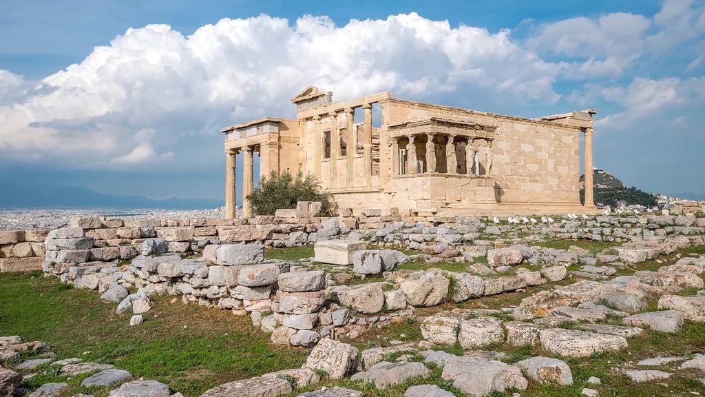 The Erechtheion at the Acropolis