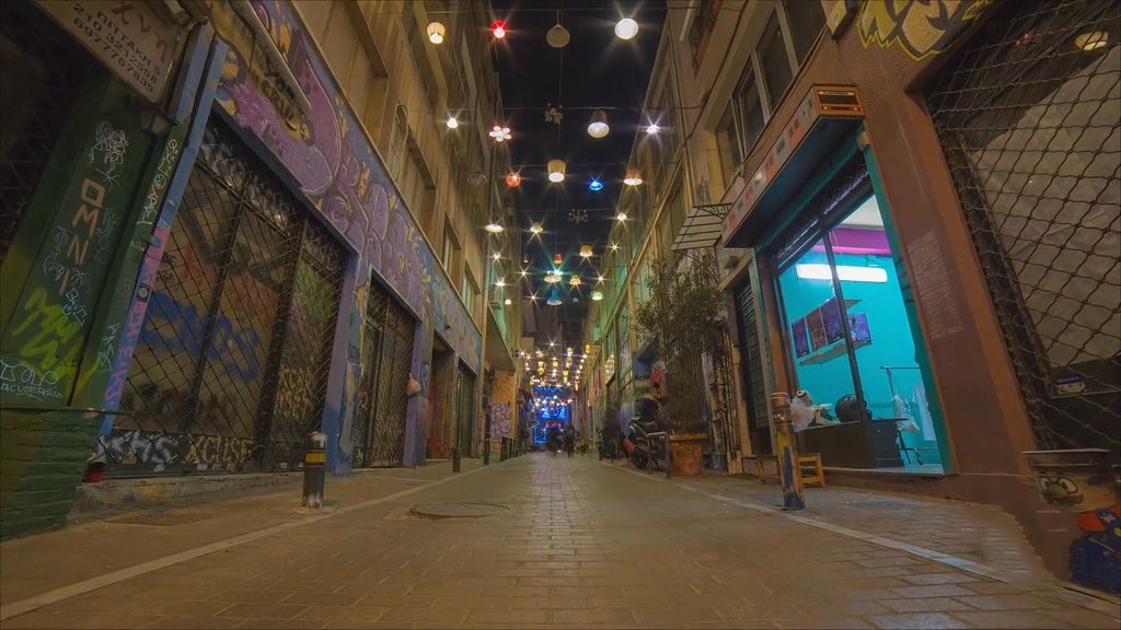Plaka neighborhood in Athens