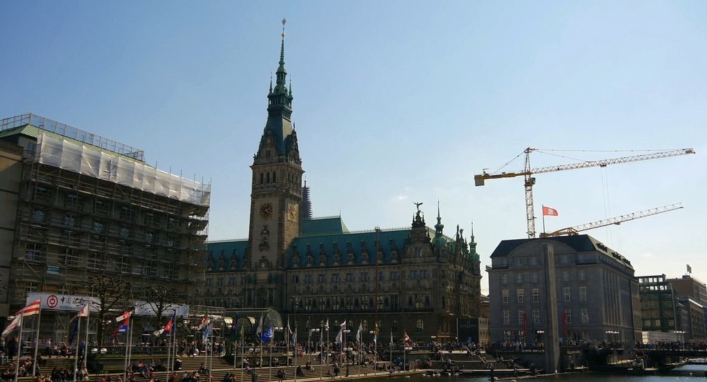 Hamburg City Hall neo-renaissance architecture Germany