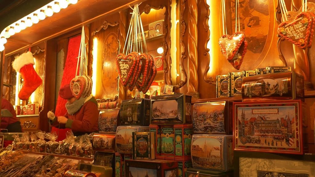 Hamburg Christmas market winter Germany