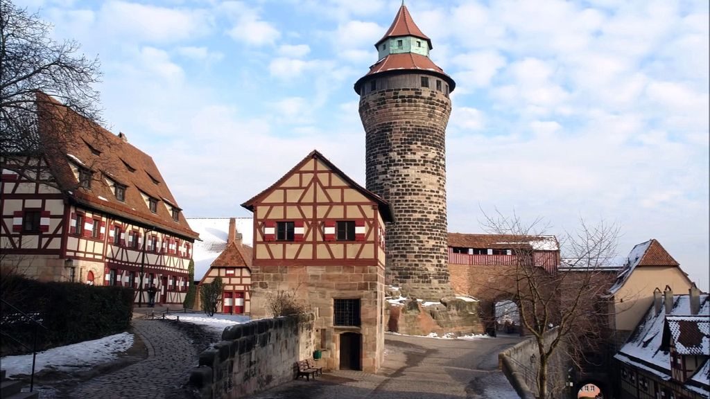 View of Kaiserburg Castle