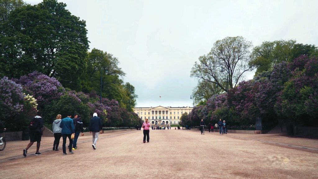 Royal Palace of Oslo - official residence of the Norwegian monarch