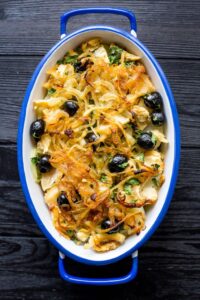 Блюдо Bacalhau à Gomes de Ѕа