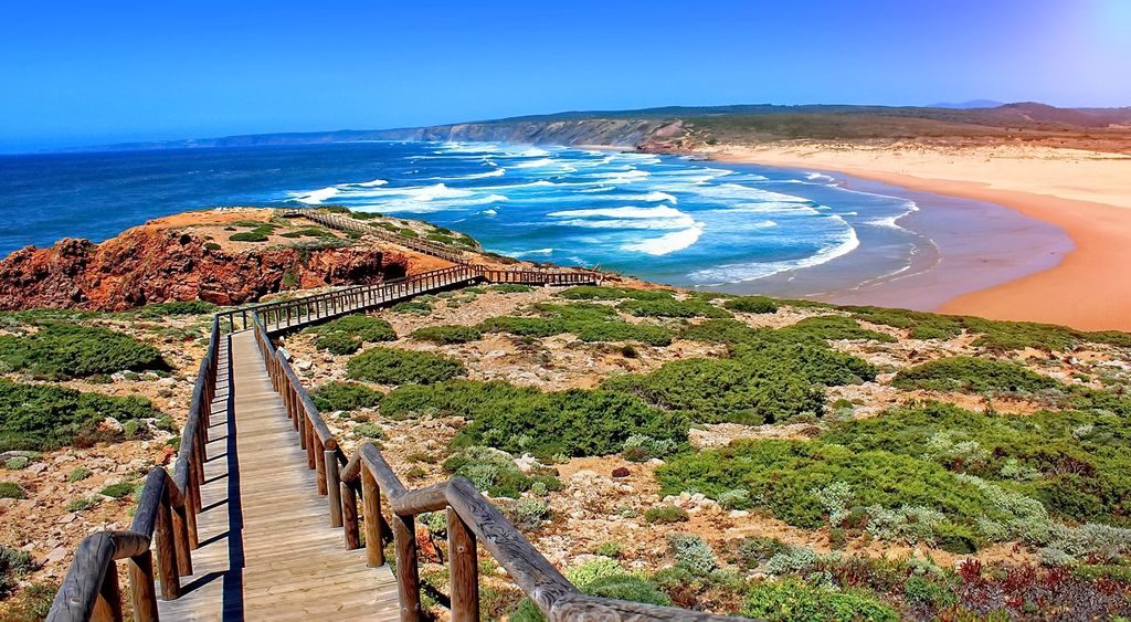 Photo: beach in the Algarve region