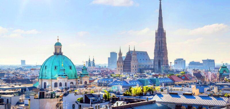 Vienna Austria historic cityscape view