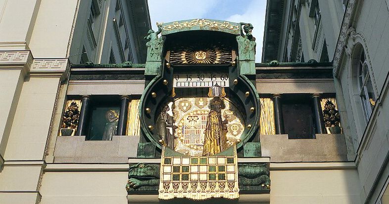 Anker Clock Vienna Austria