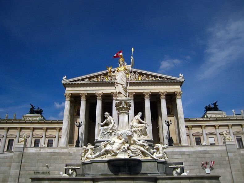 Austrian Parliament Building Vienna