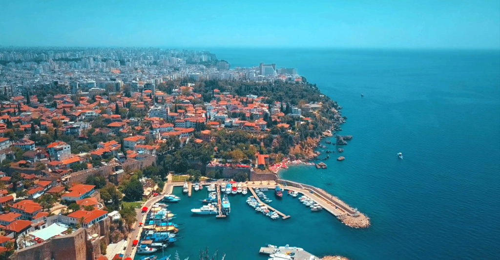 Antalya Harbor Port View