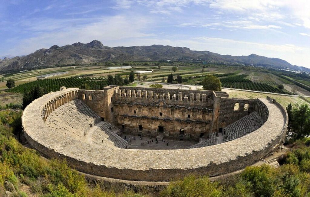 Aspendos Ancient Theatre Ruins
