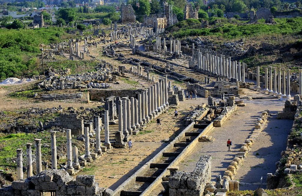 Perge Ancient City Colonnaded Street