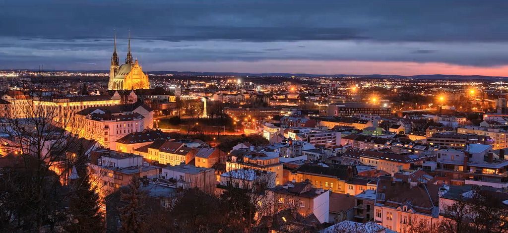 Панорама Брно