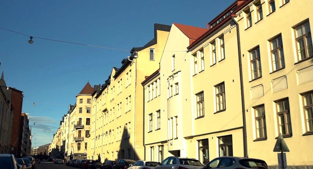 Helsinki streets and urban scenery