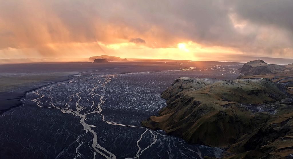 Geysers erupting in Iceland's geothermal areas