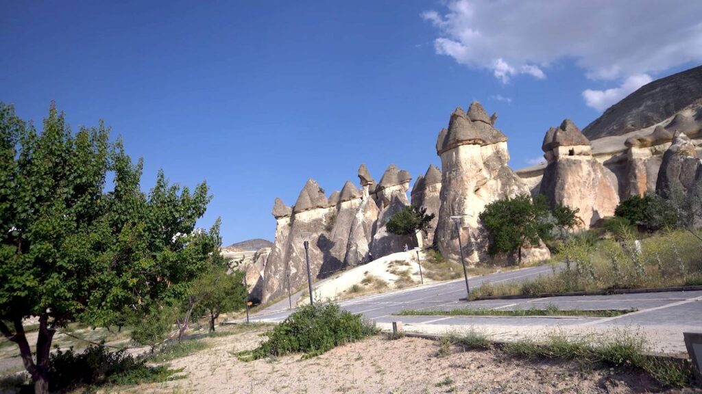 Mushroom-shaped fairy chimneys in Paşabağ Valley
