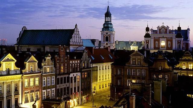 Poznań city skyline and views