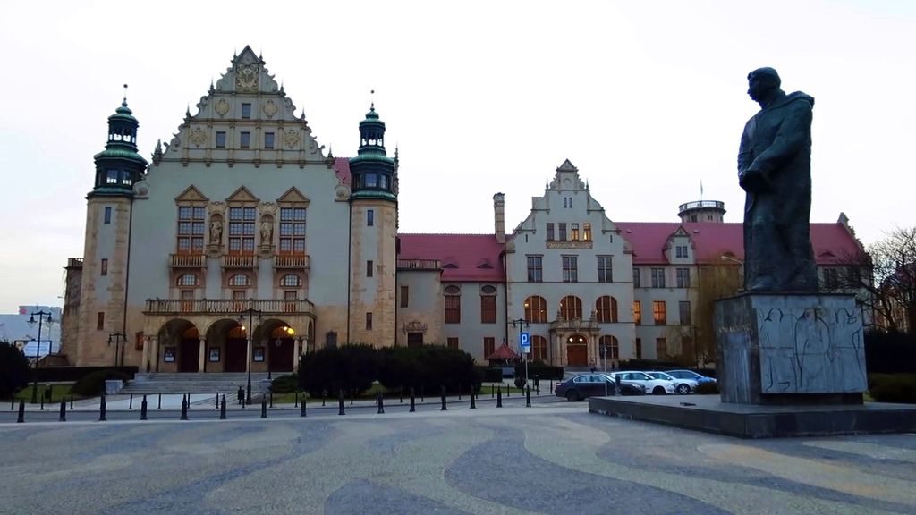 Historic Poznań landmarks and streets