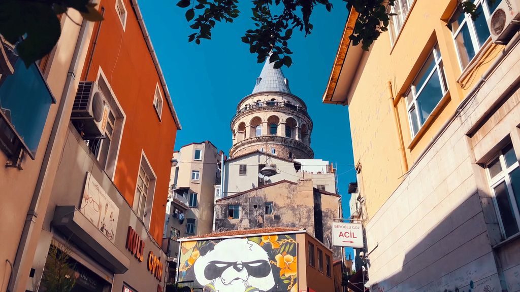 Galata Tower overlooking Istanbul