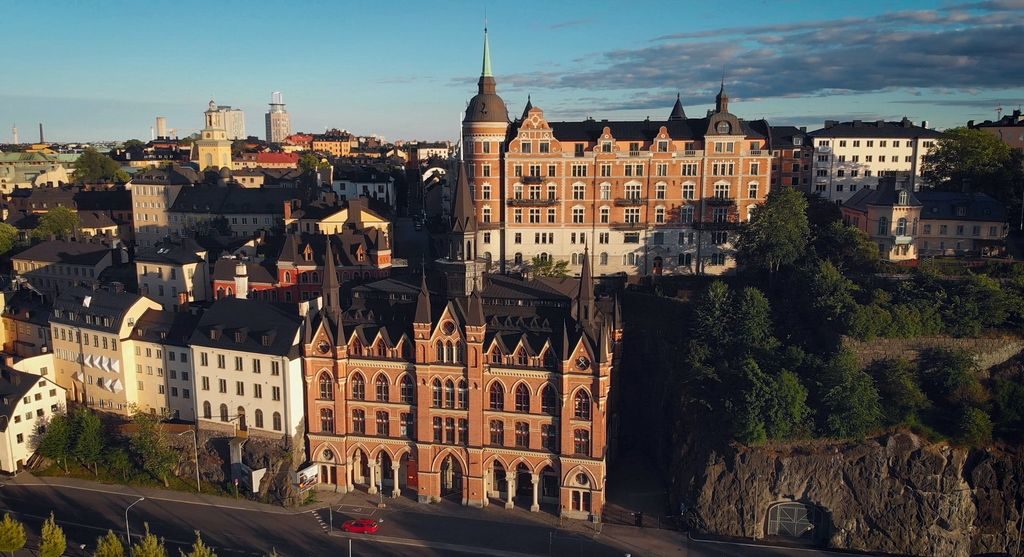 Stockholm architecture mix of old and modern
