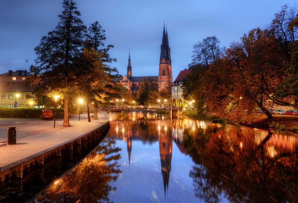 Uppsala Cathedral and historic buildings