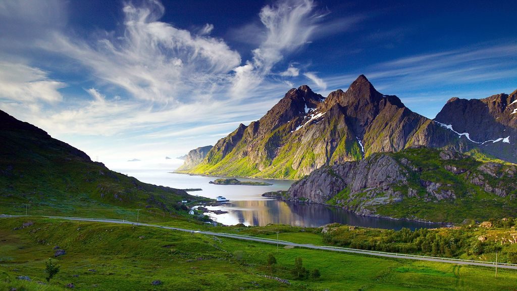 Scandinavian Mountains landscape in Sweden