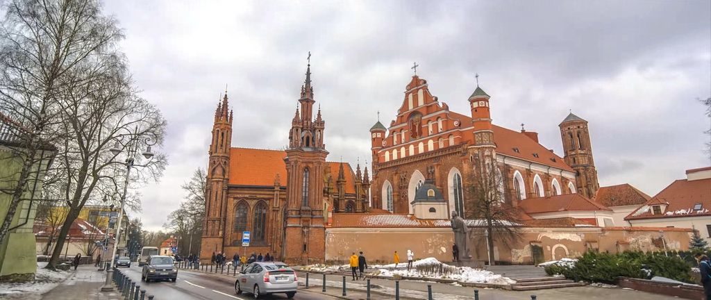 St. Annes Church Gothic architecture Vilnius landmark