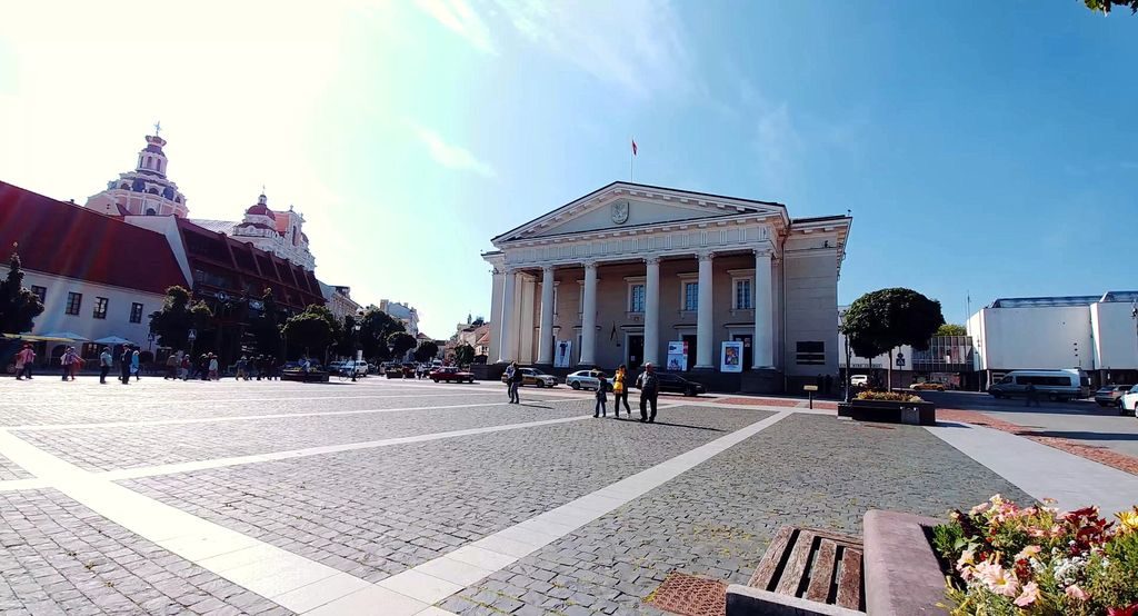 Cathedral Square Vilnius Lithuania main square