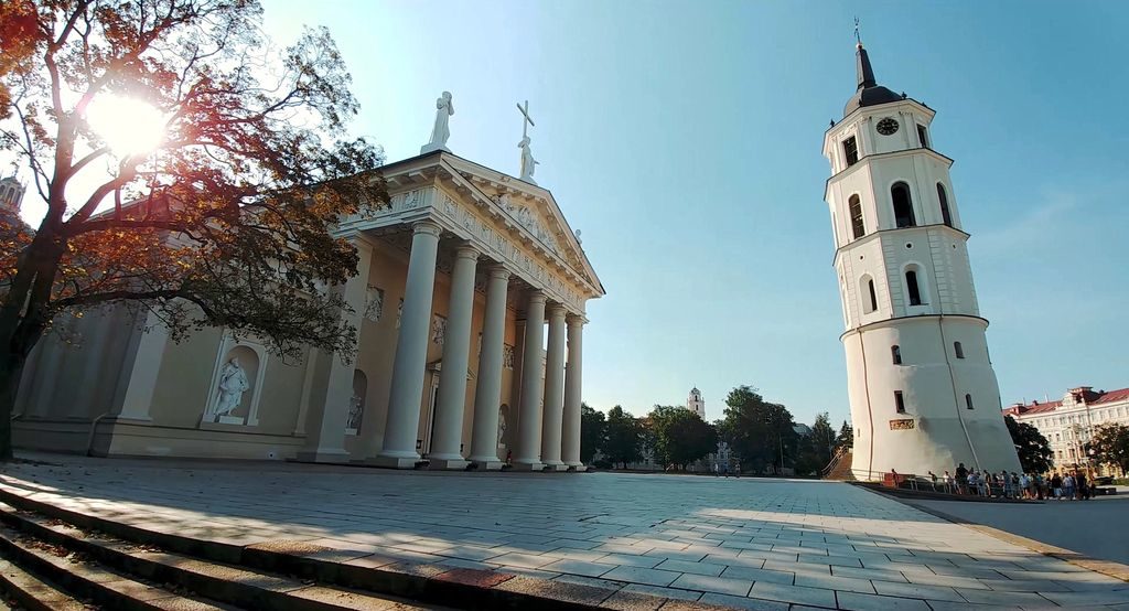 Vilnius Cathedral Basilica bell tower architecture