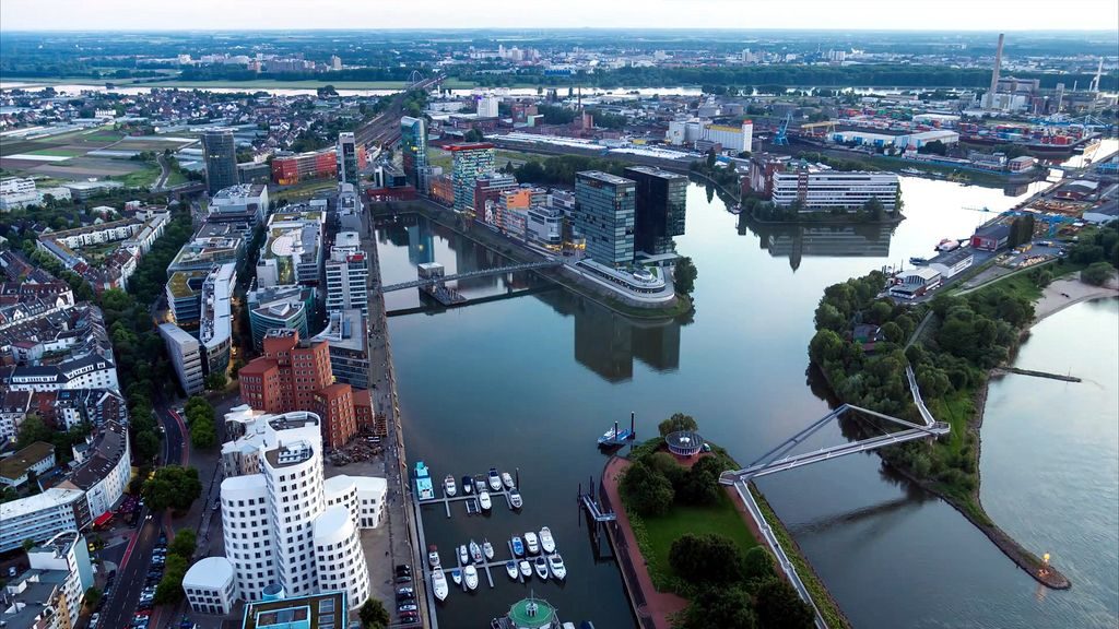 Panorama of Düsseldorf