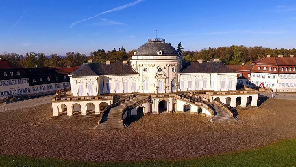 Solitude Palace baroque castle near Stuttgart, Germany