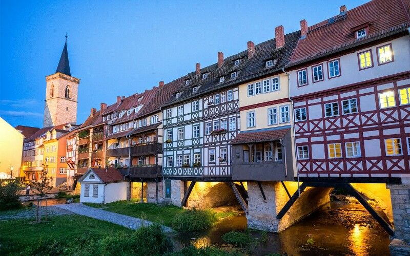 Krämerbrücke - Europe's longest inhabited bridge