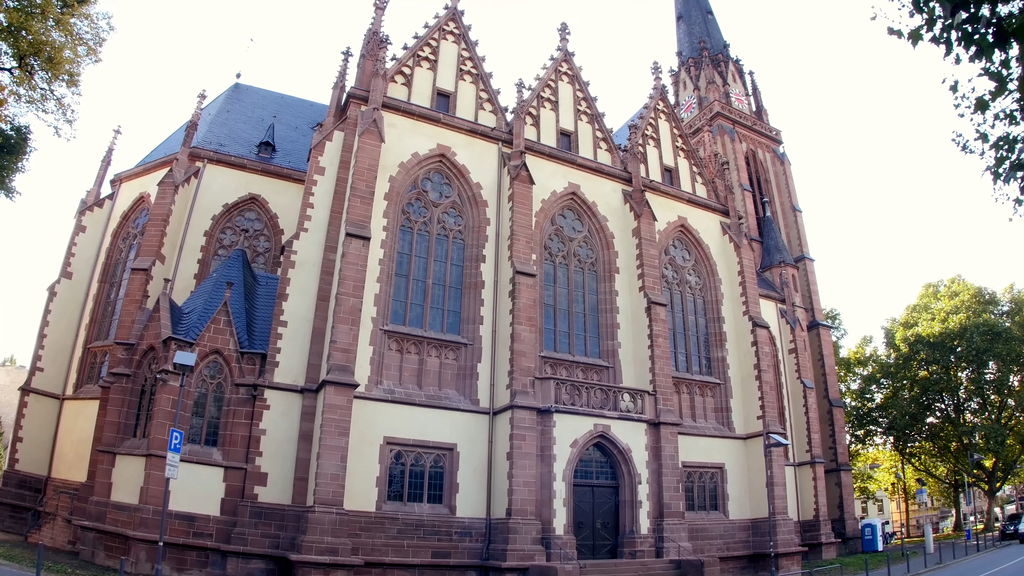 Old St. Justin's Church in Frankfurt