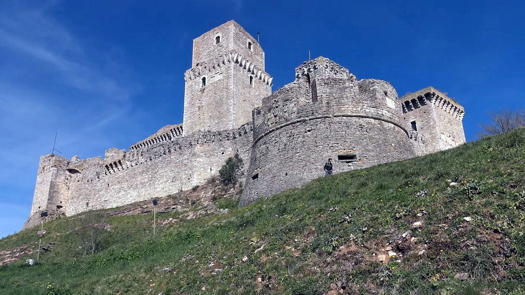 Rocca Paolina fortress ruins and underground passages