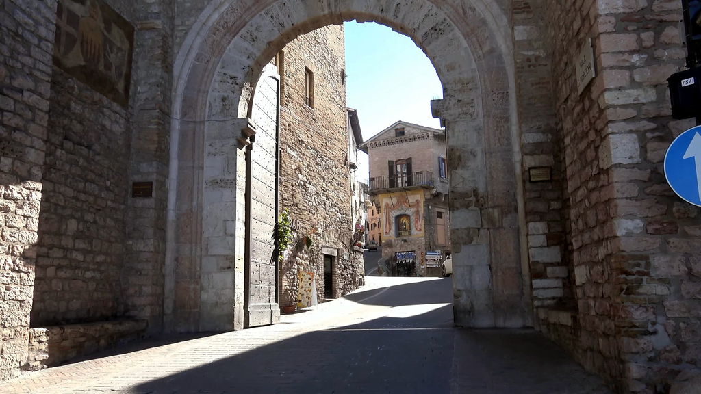 Etruscan Arch of Augustus ancient city gate