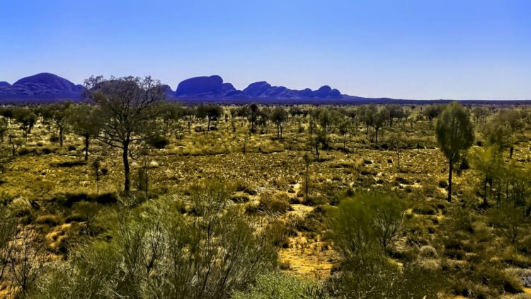 Breathtaking natural scenery in Australian national park