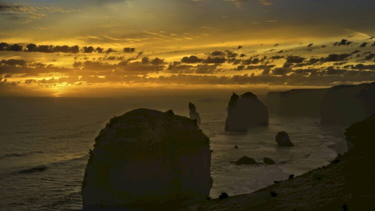 Stunning coastline of Australia with turquoise waters and sandy beaches