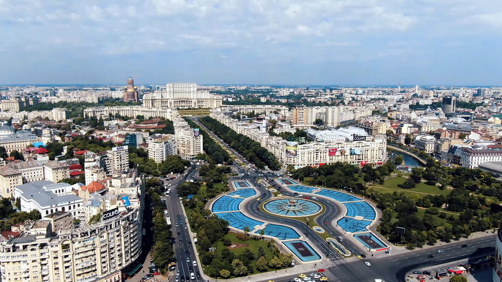 Bucharest cityscape and landmarks