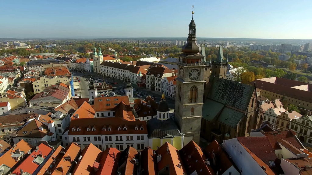 Hradec Králové panoramic view
