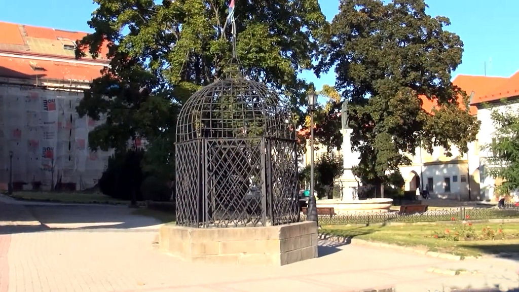 Cage of Shame in Levoča, Slovakia