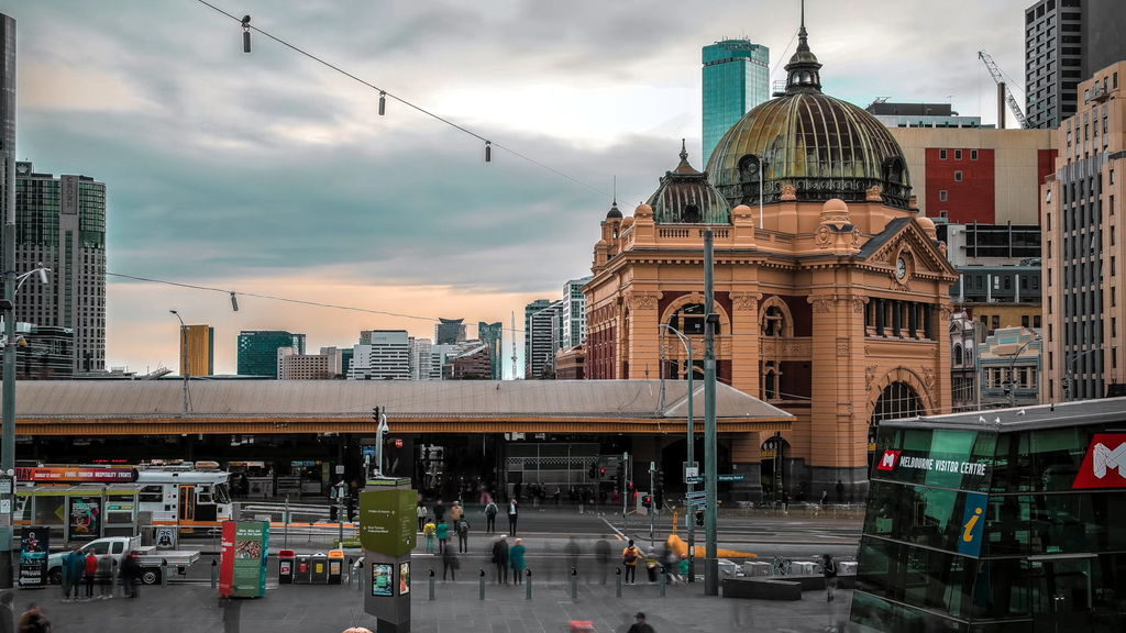 Flinders Street Station historic railway