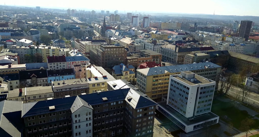 Historic buildings in Ostrava