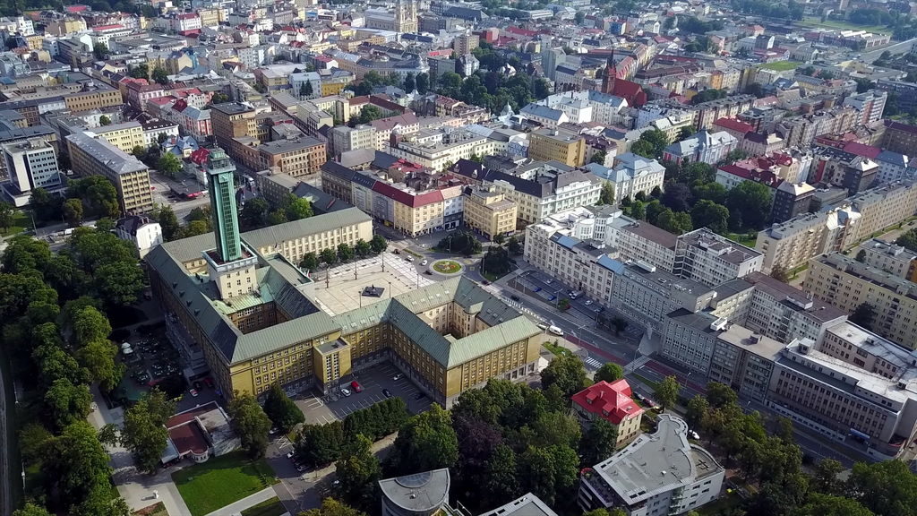 Ostrava City Hall tower