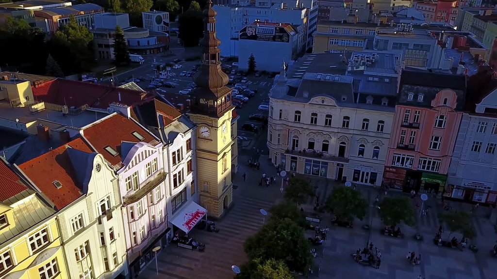 Masaryk Square in Ostrava