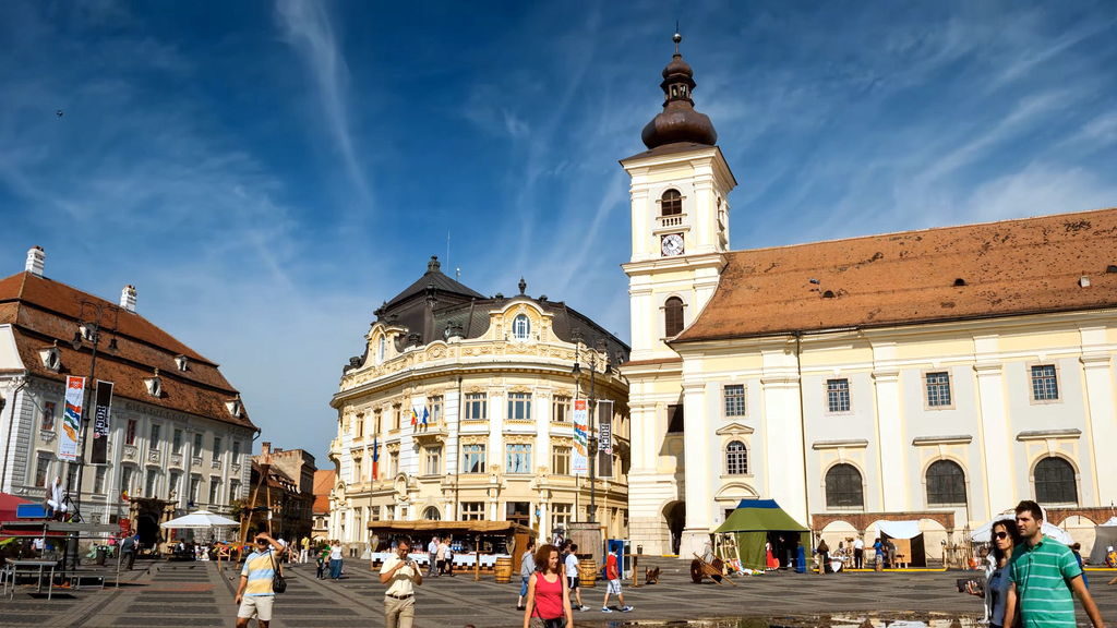 Місто Сібіу в Трансільванії