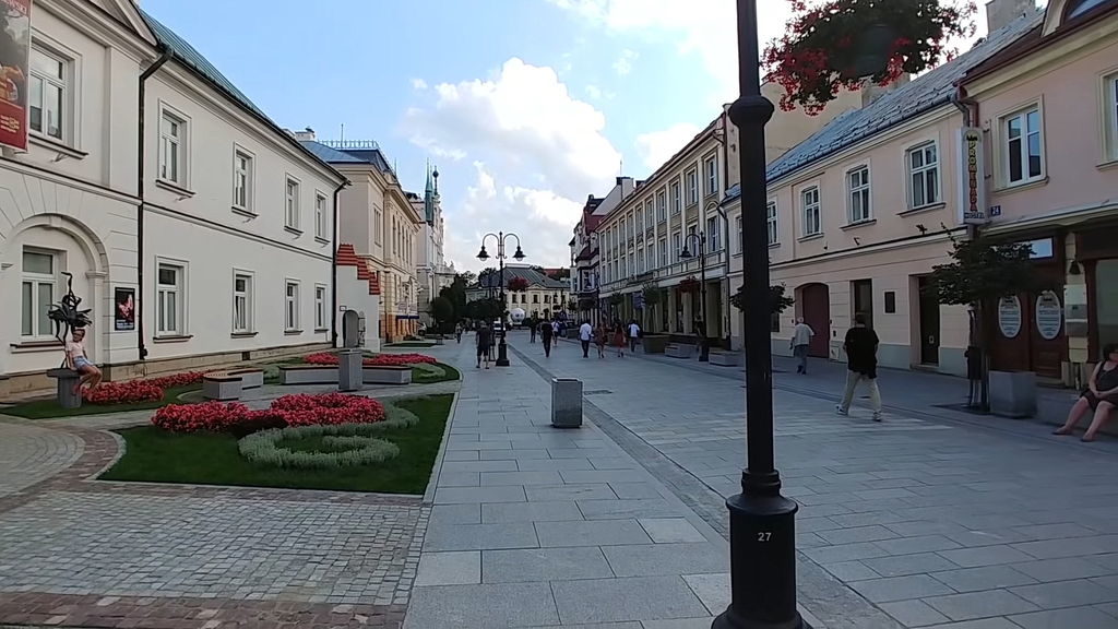 Rzeszow's main boulevard