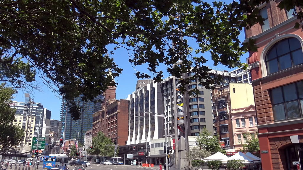 Central Sydney business district skyline