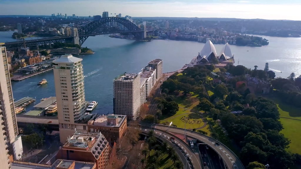 Panoramic view of Sydney cityscape
