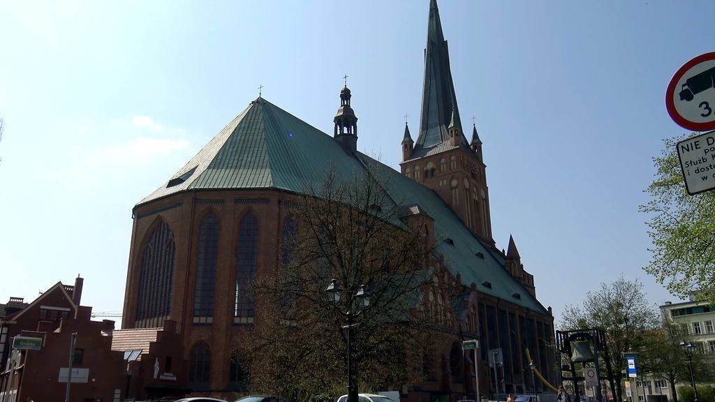 Szczecin Cathedral of St. James historic landmark
