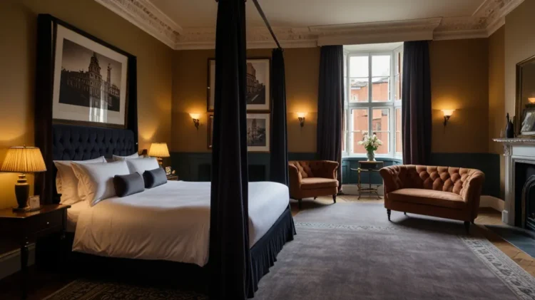Luxury boutique hotel in Nottingham's historic Lace Market district featuring Victorian architecture