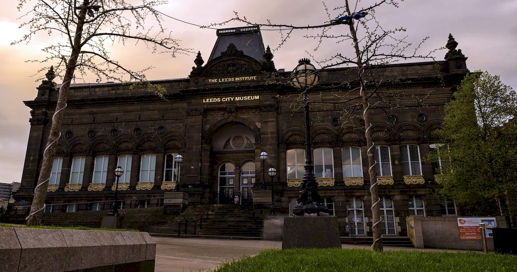 Leeds City Museum façade and entrance